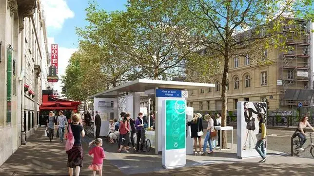 parada de bus inteligente en paris - A qué hora paran los autobuses en París
