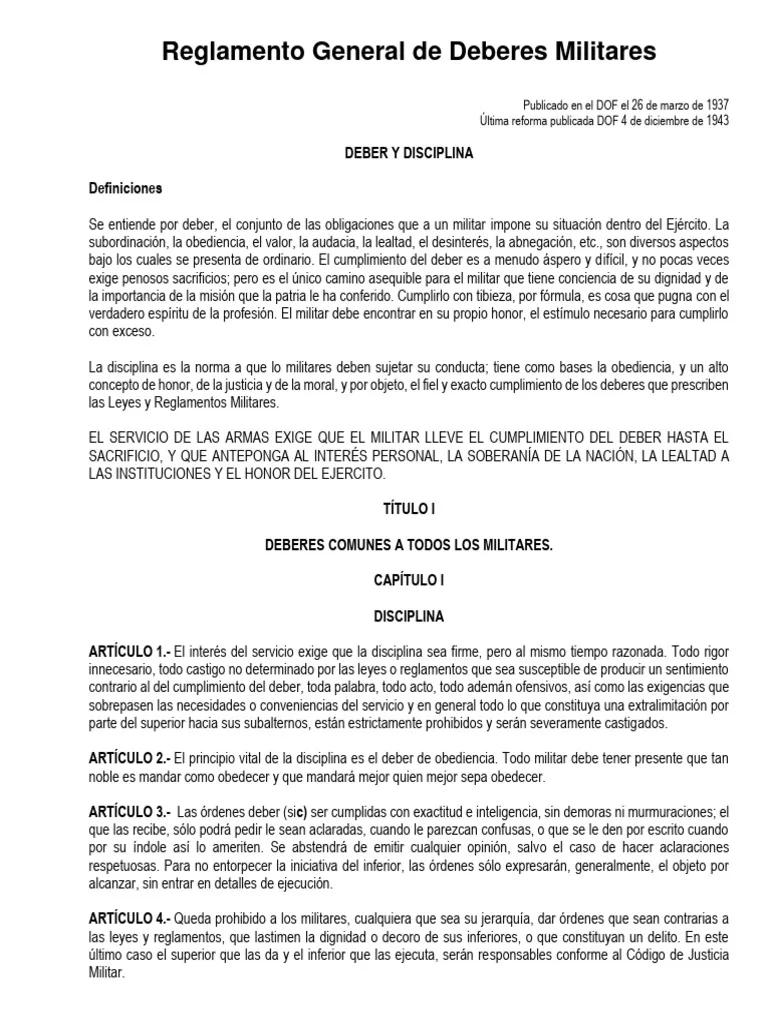 deberes de los cadetes de inteligencia del ejercitos - Como debe ser la conducta de un militar