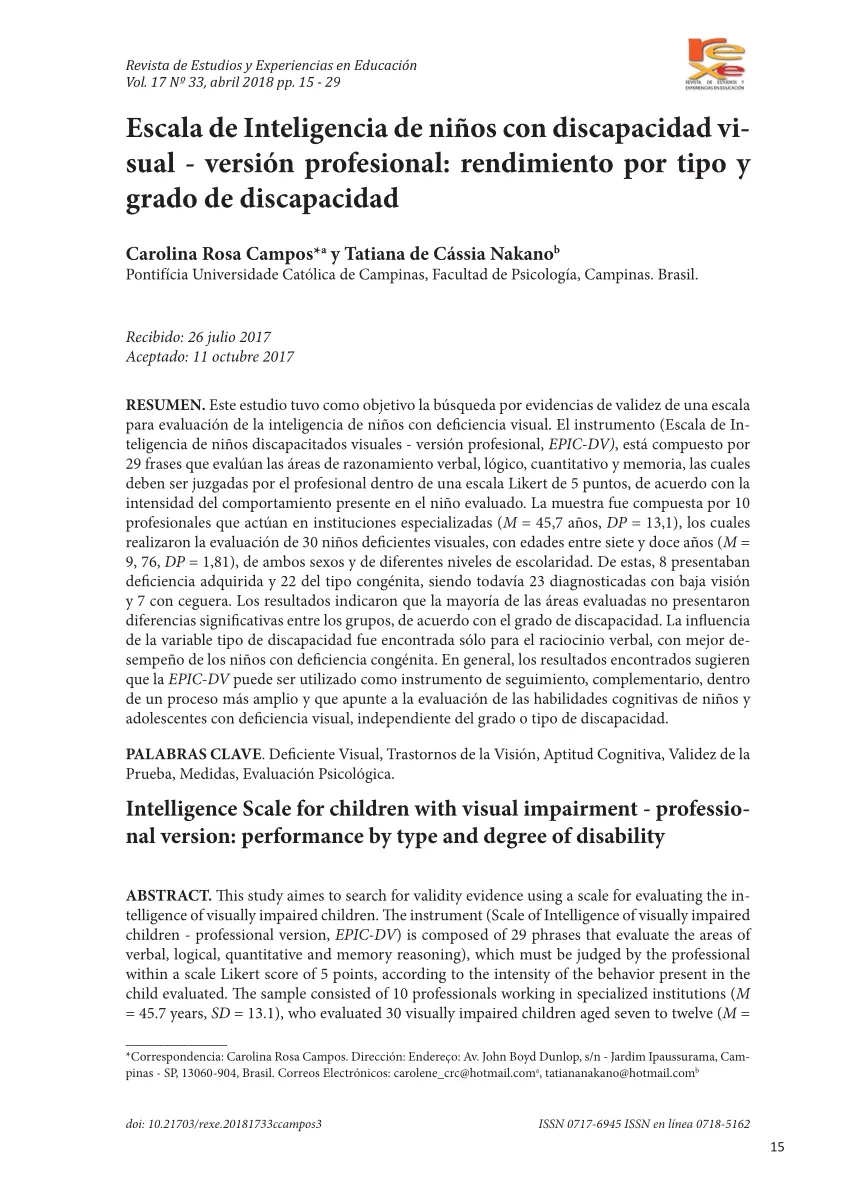 Test de inteligencia para ciegos - Cómo evaluar a una persona con discapacidad visual test de inteligencia para ciegos - Cómo evaluar a una persona con discapacidad visual
