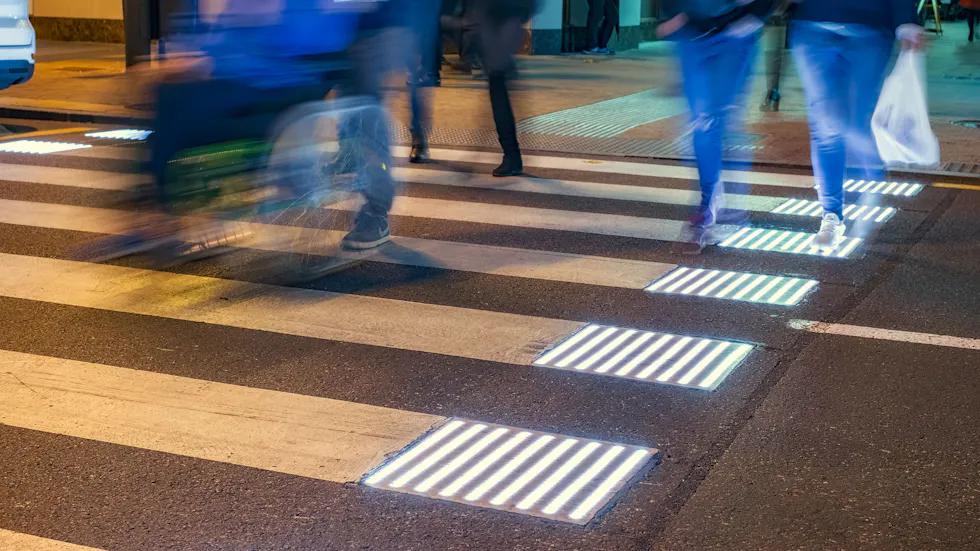 pasos de cebra inteligentes - Cómo funciona el paso de cebra