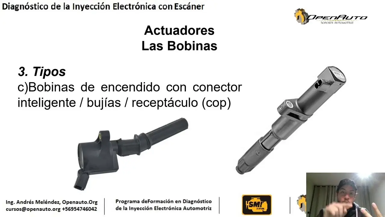 bobinas de encendido con conector inteligente bujías receptáculo - Cómo funciona el sistema de encendido COP