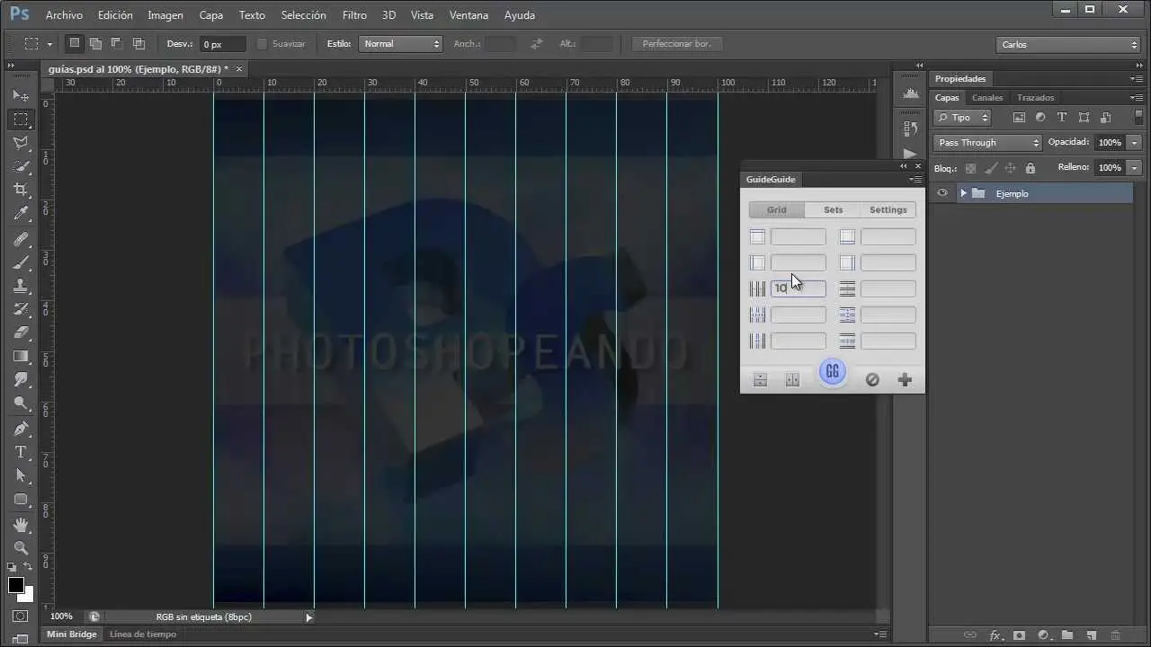 Cómo configurar las líneas inteligentes en Photoshop CS6 - Cómo hacer líneas con medidas en Photoshop como configurar las lineas inteligentes en photosop cs6 - Cómo hacer líneas con medidas en Photoshop