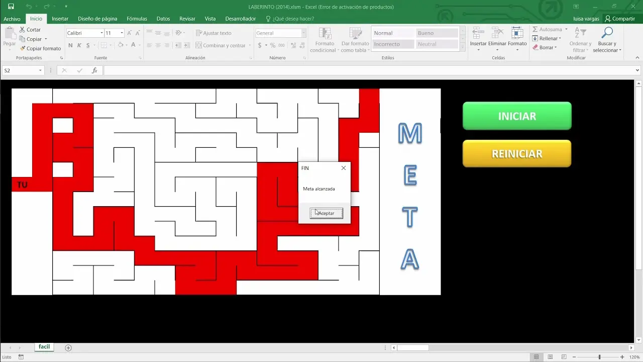 agente inteligente laberinto a visual excel - Cómo hacer un programa con macros en Excel
