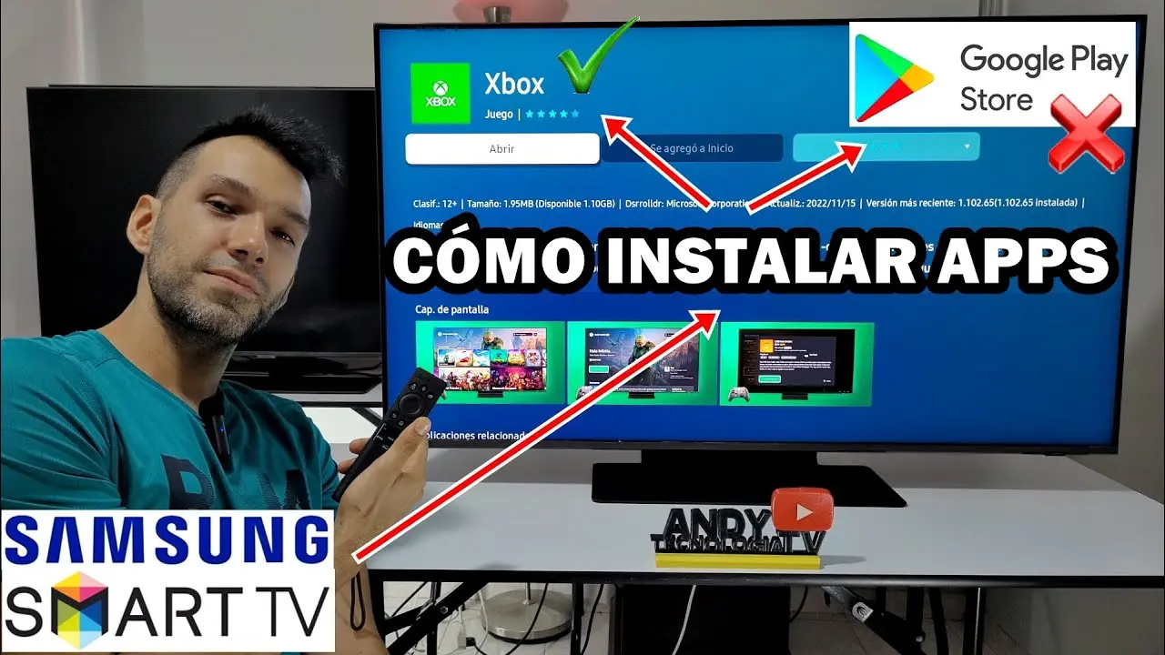 como descargo aplicaciones en mi samsung smart tv control inteligente - Cómo instalar Aplicaciones desconocidas en Smart TV Samsung