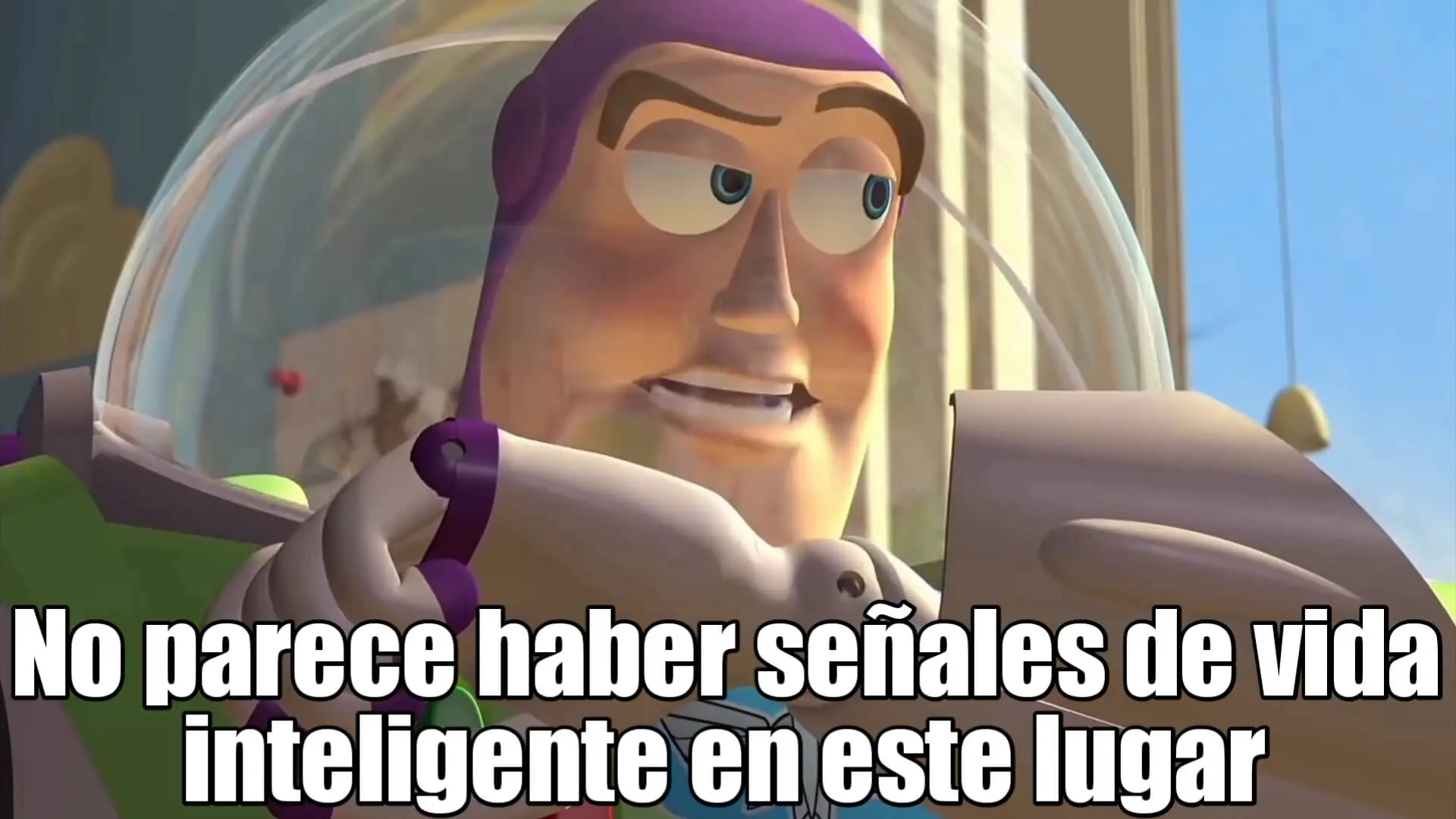 buzz lightyear no hay señales de vida inteligente aqui - Cómo le dicen a Buzz Lightyear en España