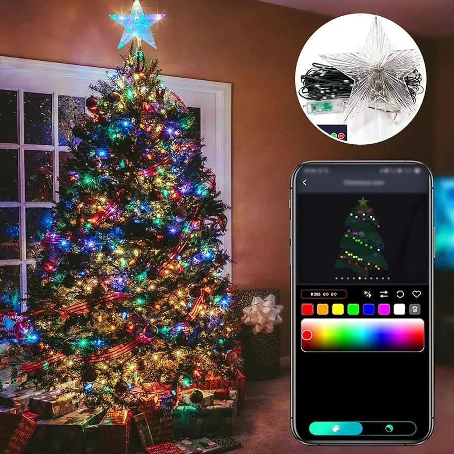 luces inteligentes arbol de navidad - Cómo poner luces en los árboles