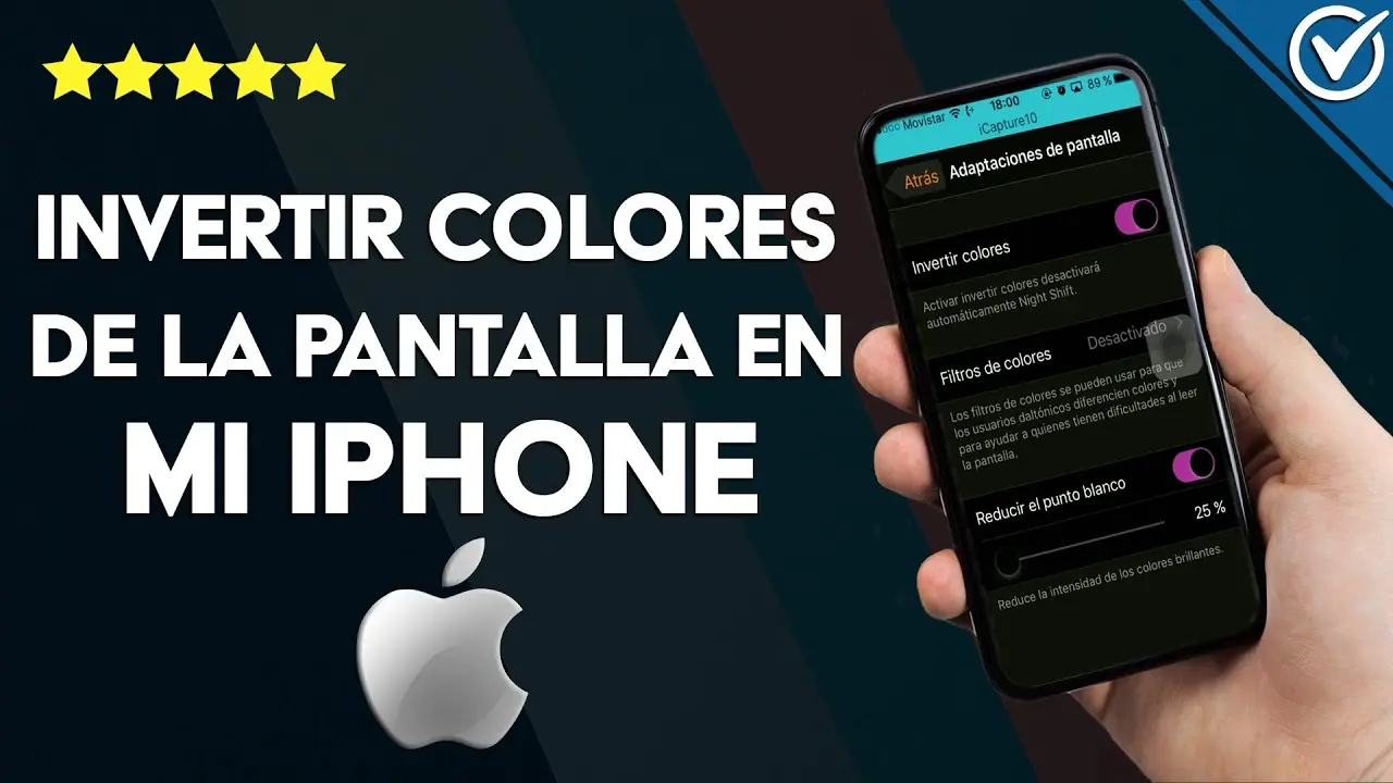 activar inversion de colores inteligente iphone - Cómo quitar invertir colores iPhone 11