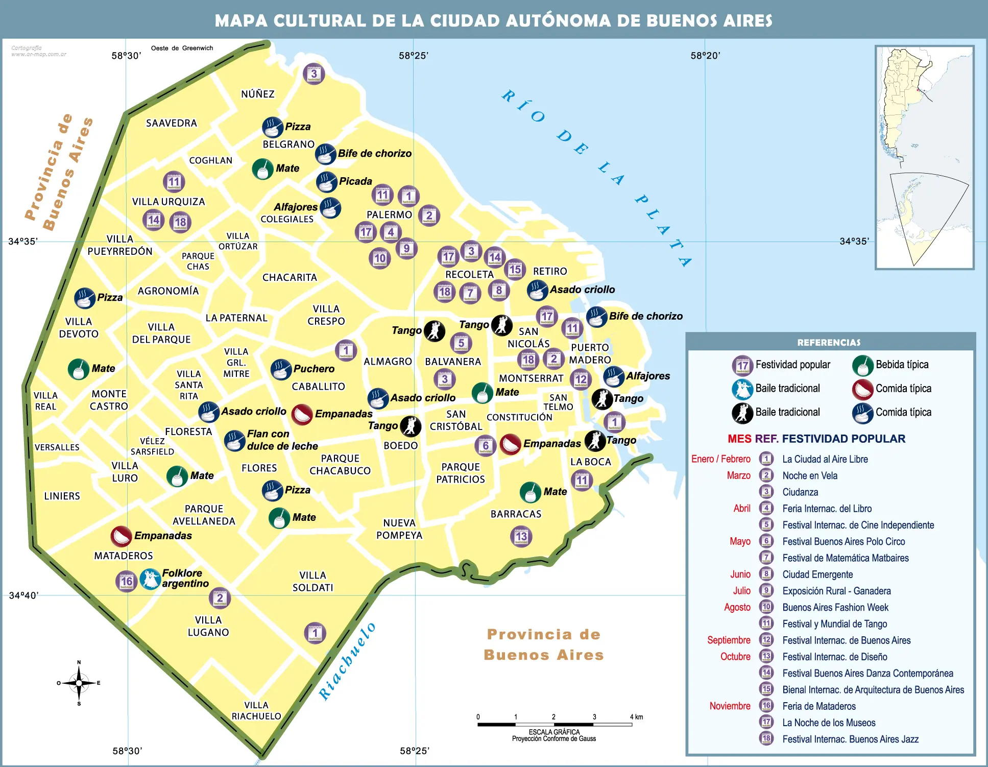 mapa inteligente de la ciudad de buenos aires - Cómo se divide la Ciudad Autónoma de Buenos Aires