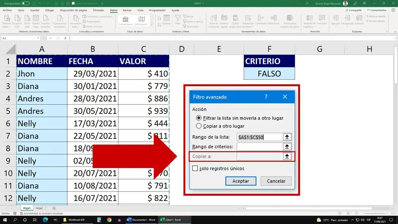 filtro inteligente excel - Cómo se hace un filtro automatico en Excel