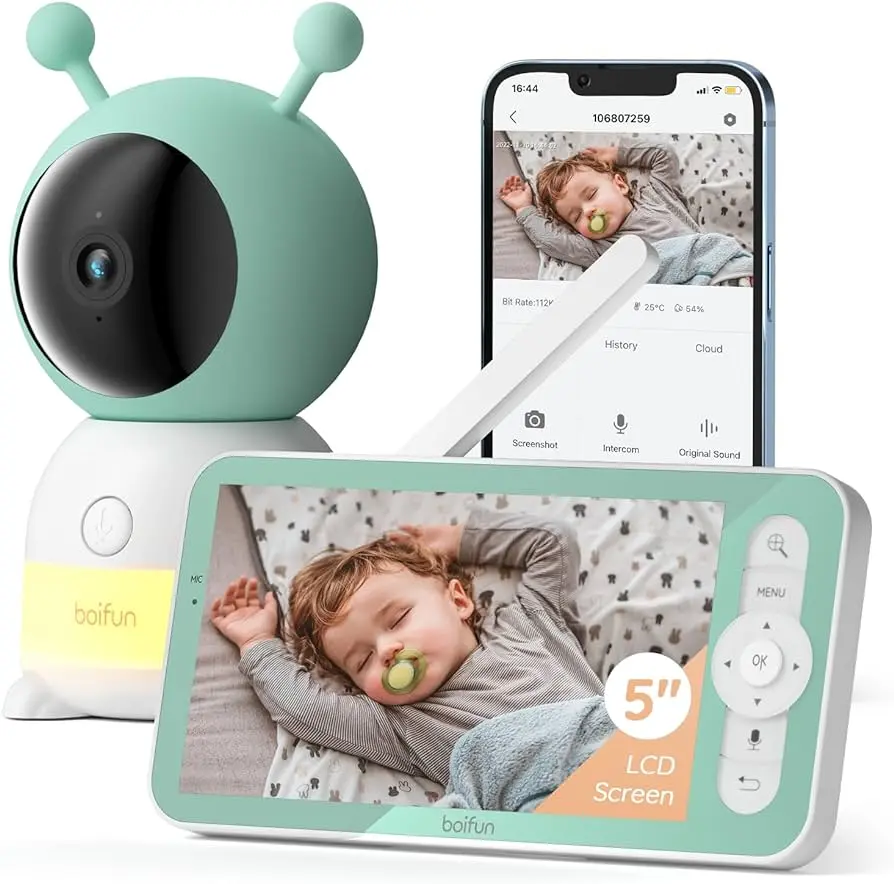 bebés monitor inteligente - Cómo se llama el aparato para escuchar al bebé cuando duerme