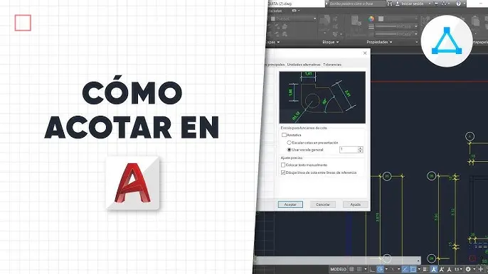 comando acotacion inteligente - Cómo se llama el comando para acotar en AutoCAD