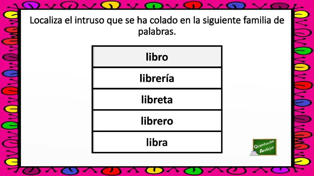 familia lexica de inteligencia - Cómo se llama la familia léxica