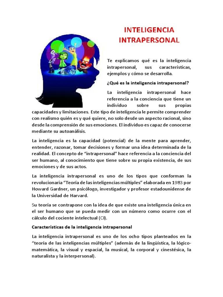 analisis de la inteligencia intrapersonal - Cómo se mide la inteligencia intrapersonal