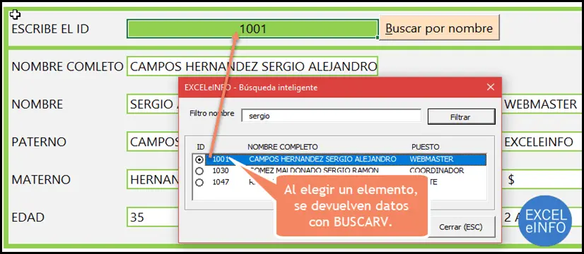 buscarv inteligentes - Cuál es la diferencia entre buscarv y Buscarx