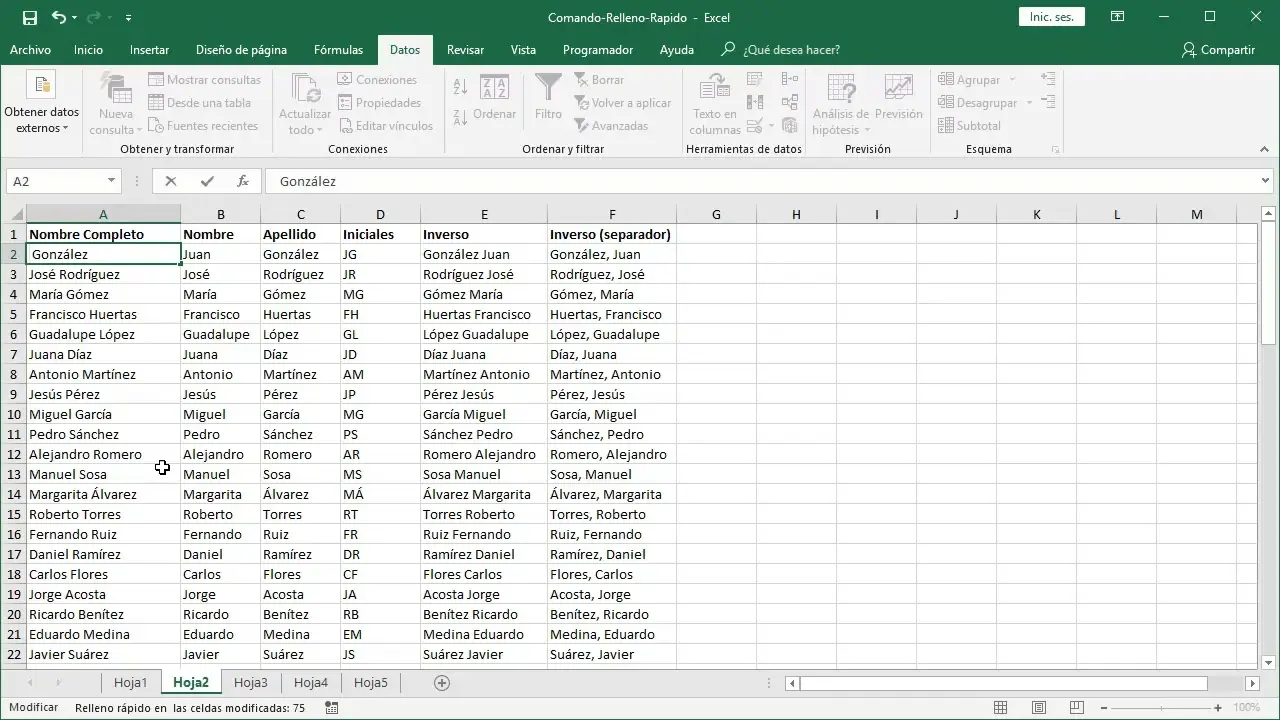 relleno inteligente excel - Cuáles son los tipos de relleno en Excel
