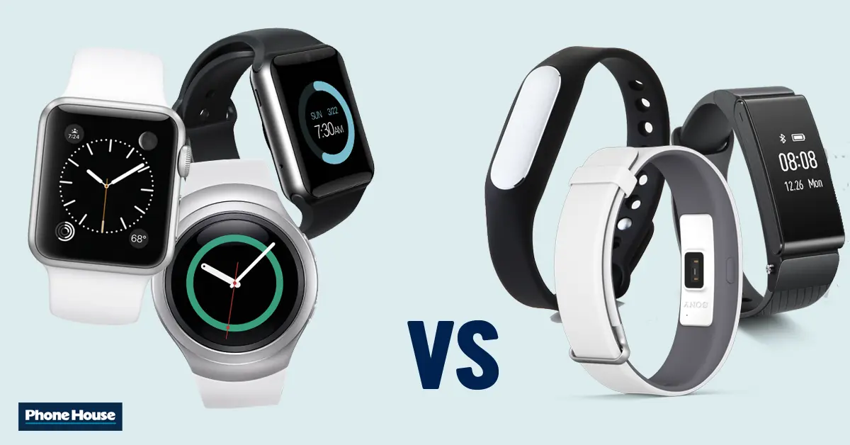 diferencia entre pulsera inteligente y smartwatch - Debería comprar un reloj inteligente o una pulsera