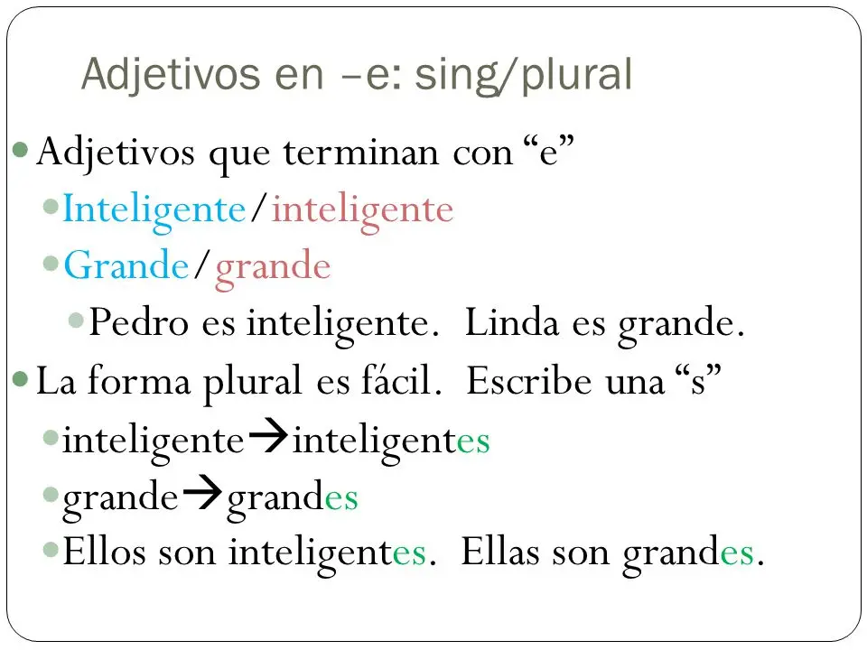 inteligentes es un adjetivo - Es inteligente un adjetivo o un verbo