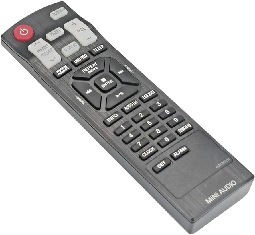 control inteligente para equipo de audio lg - Mi control remoto LG tiene control por voz