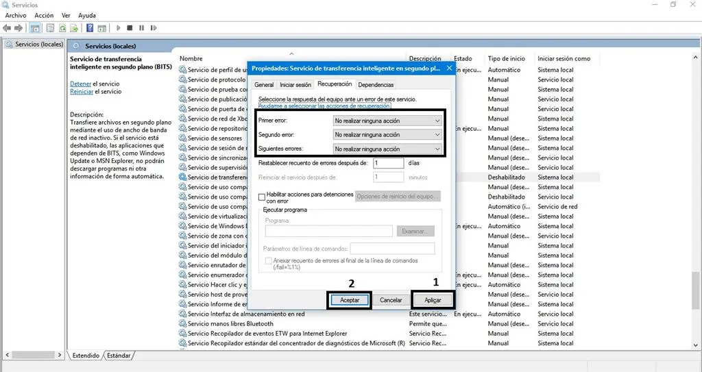 host de servicio servicio de transferencia inteligente - Para qué sirve el servicio de transferencia inteligente en segundo plano