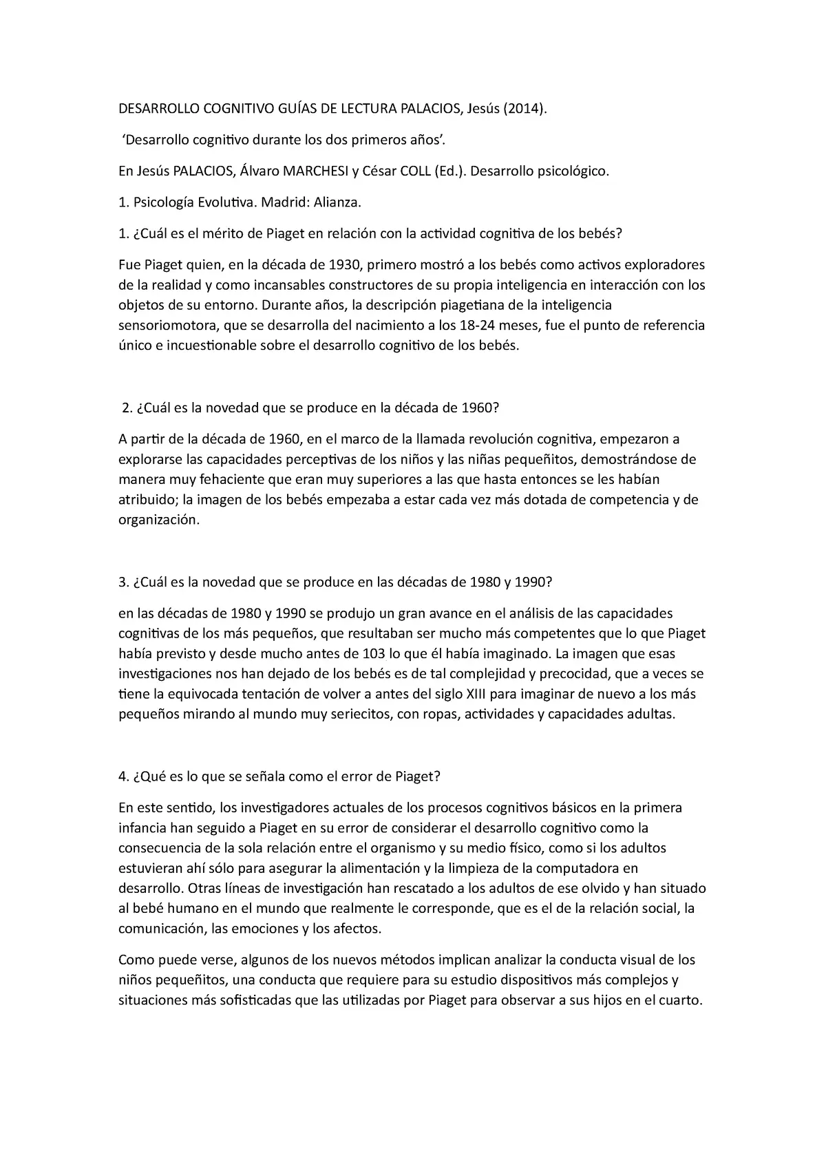 capitulo 19 inteligencia preoperatoria eduardo mati - Por qué Jean Piaget llamó a su segunda etapa del desarrollo cognitivo etapa preoperacional