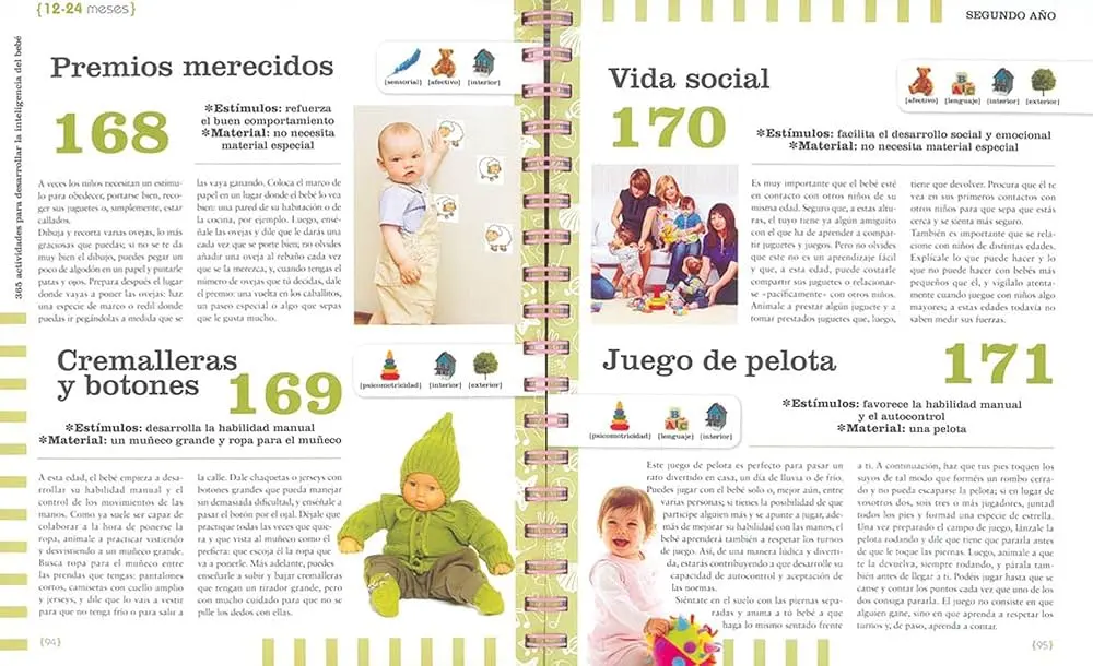 actividades para desarrollar la inteligencia de los bebes - Qué actividad cognitiva realiza el niño de 6 a 12 meses