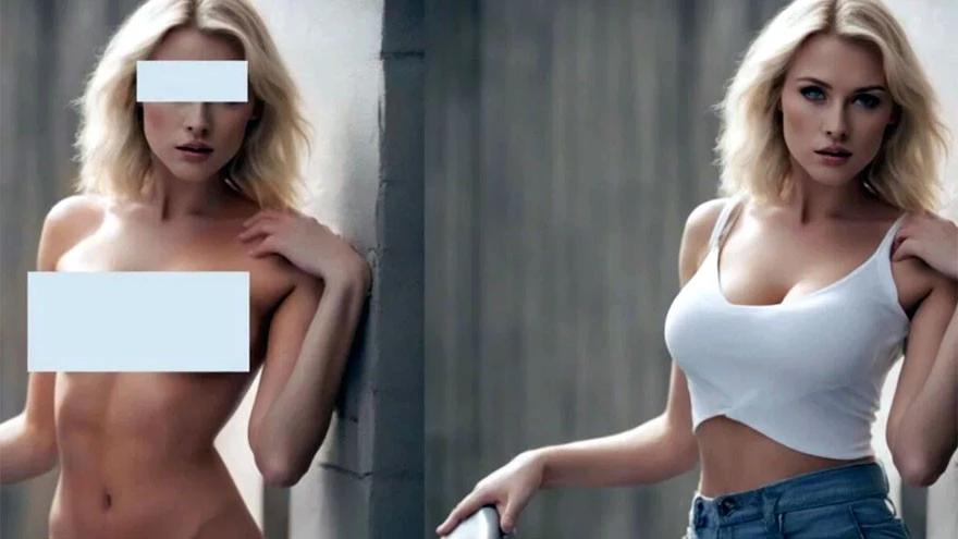 inteligencia artificial mujer desnuda - Qué aplicación sirve para desnudar fotos gratis