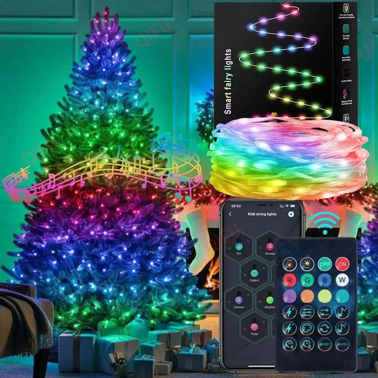 luces inteligentes arbol de navidad - Qué color de luces es mejor para el árbol de Navidad