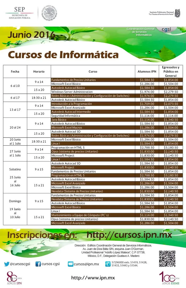 Cursos de Edificio Inteligente en el IPN - Qué cursos ofrece el IPN cursos edificio inteligente ipn - Qué cursos ofrece el IPN