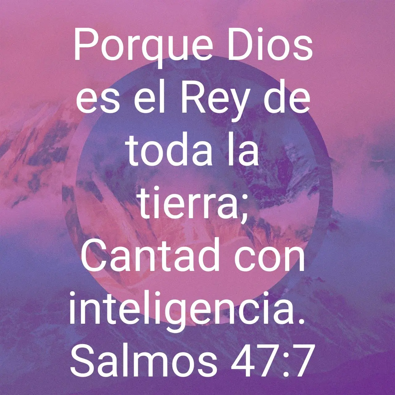 cantad a jehova con inteligencia - Qué dice el Salmo 47 1