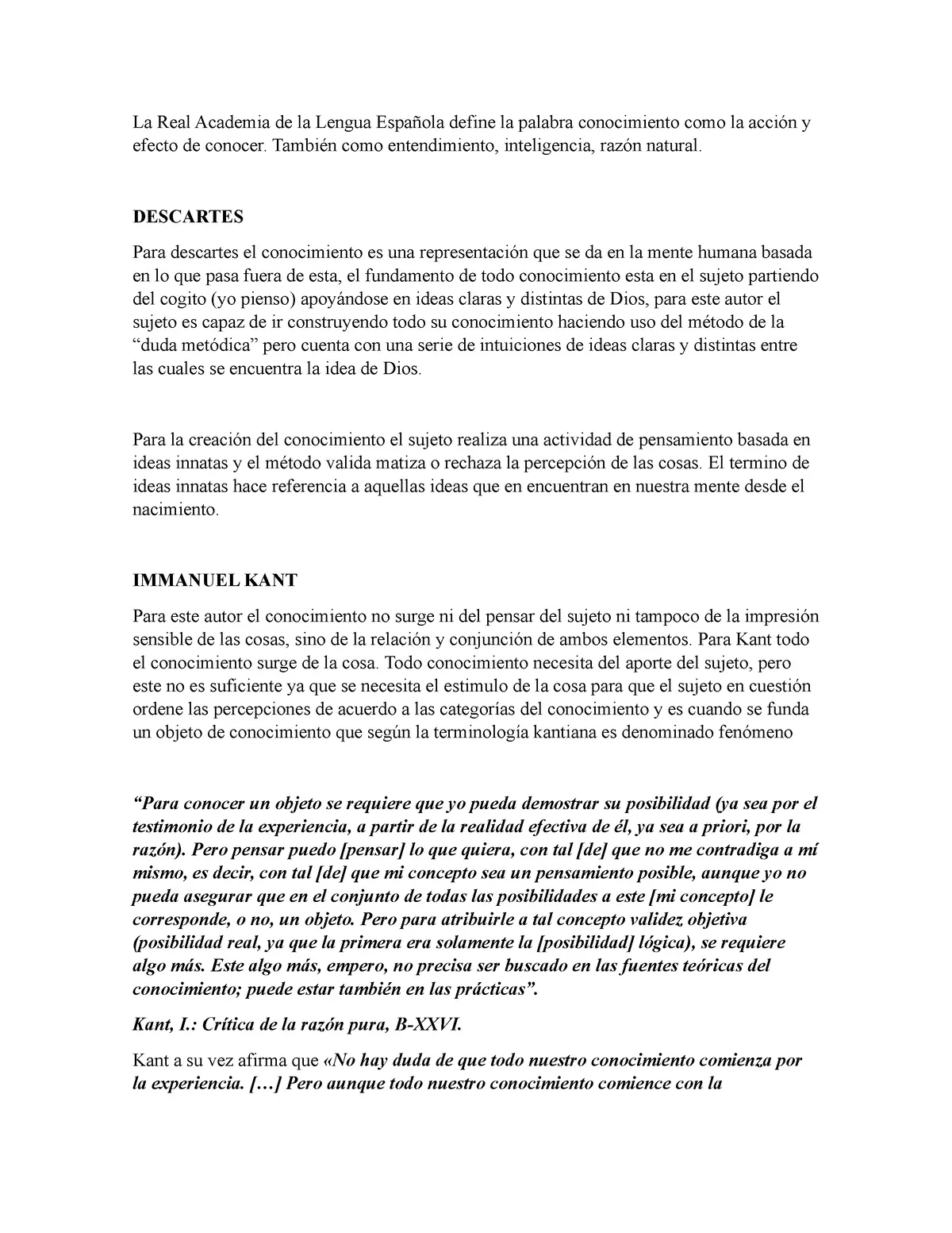 entendimiento inteligencia razón natural acción y efecto de conocer rae - Qué es conocer según la RAE