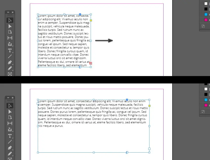 activar reflujo de texto inteligente indesign - Qué es el reflujo de texto inteligente de Indesign