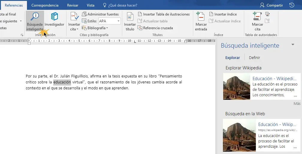 busqueda inteligente en textos de internet - Qué es la búsqueda de texto inteligente