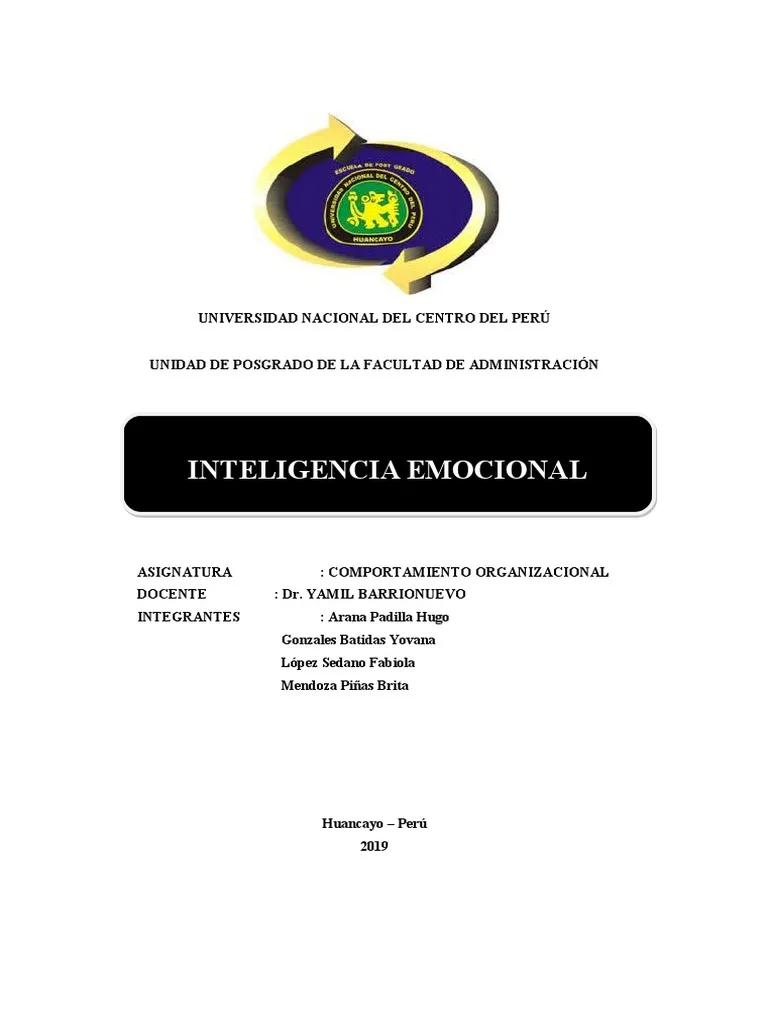 inteligencia emocional monografia - Qué es la inteligencia emocional monografia