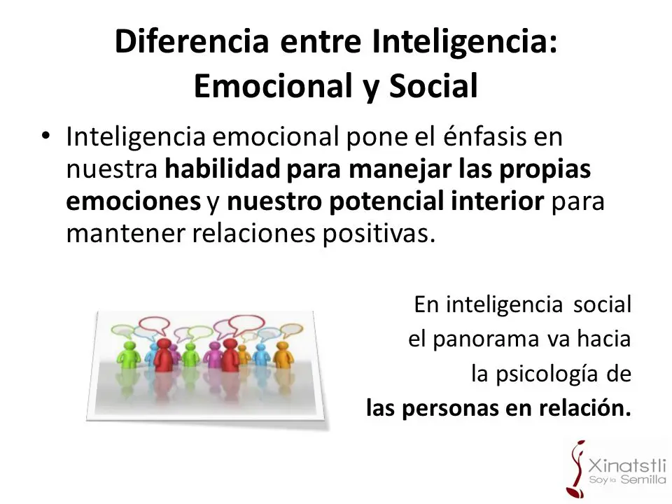 diferencia entre inteligencia emocional e inteligencia social - Qué es la inteligencia social y emocional