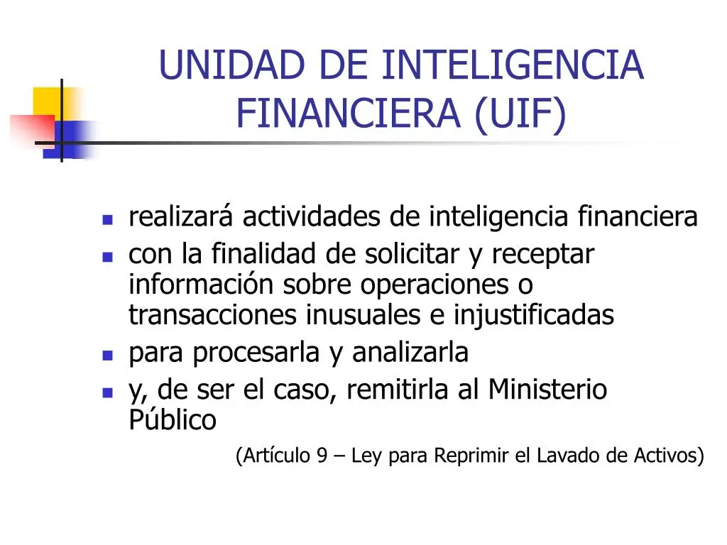 funciones de la unidad de inteligencia financiera - Qué es la Unidad de Inteligencia Financiera y de quién depende