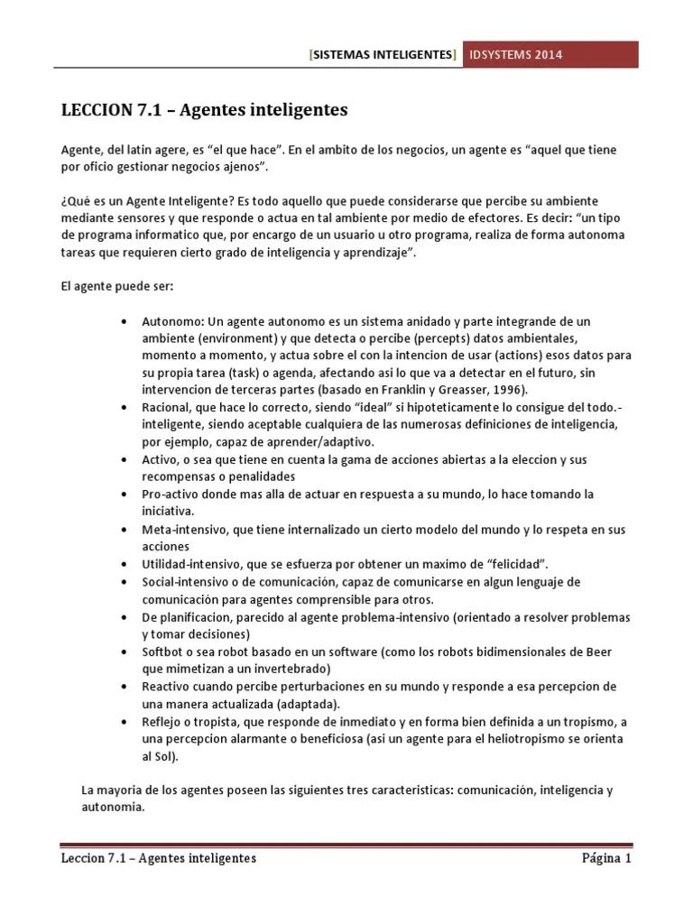 agente inteligente seidam - Qué es un agente cognitivo