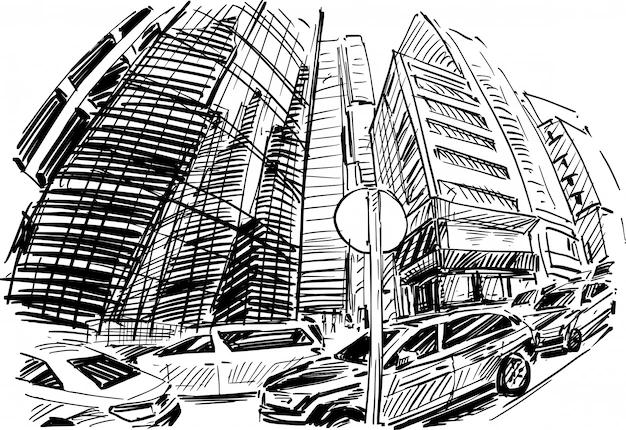 Bocetos a mano de edificios inteligentes - Qué es un boceto de un edificio bocetos a mano de edificios inteligentes - Qué es un boceto de un edificio