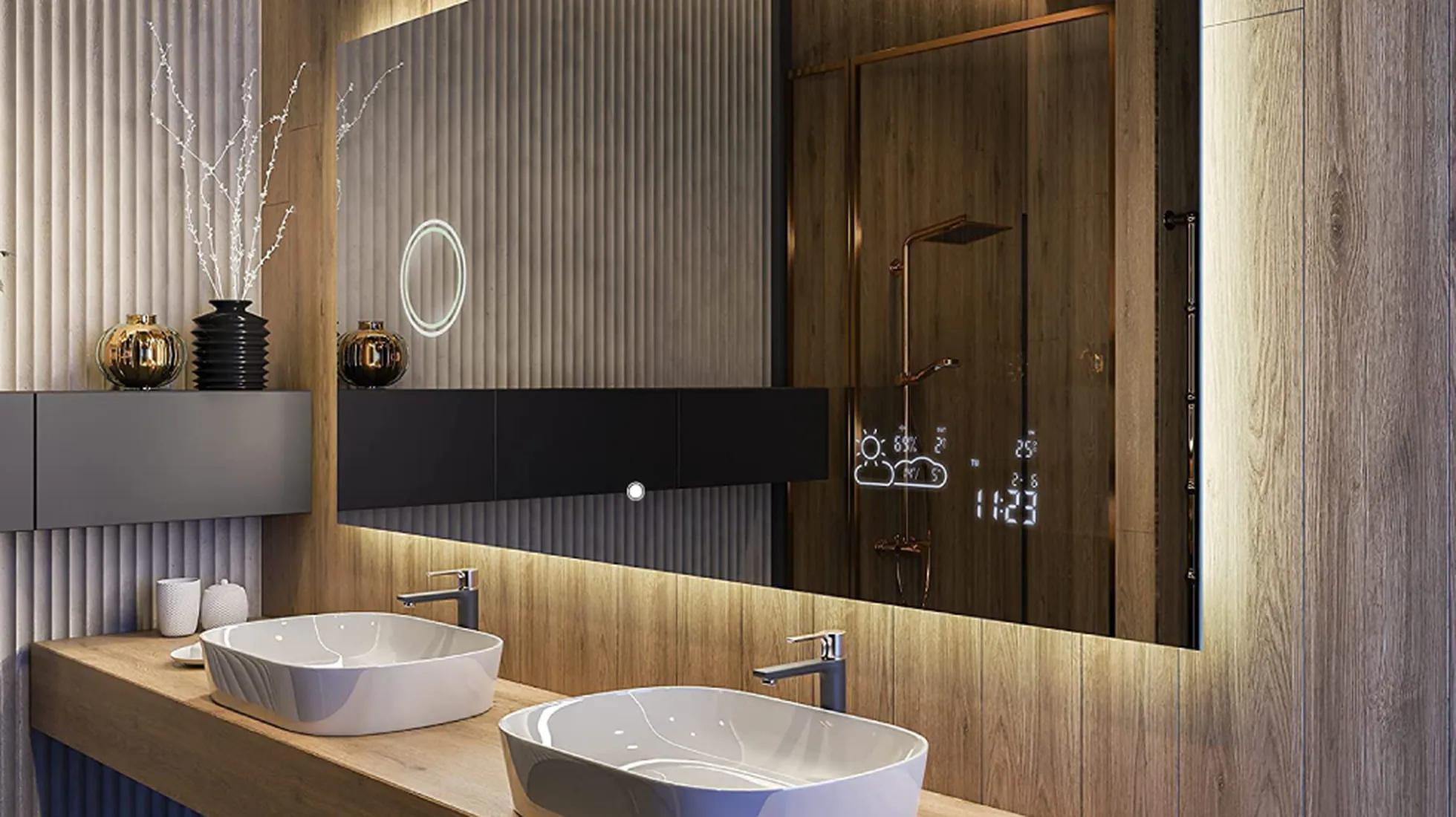 Espejos inteligentes en Colombia: El futuro de la tecnología en el baño - Qué es un espejo retroiluminado espejos inteligentes colombia - Qué es un espejo retroiluminado