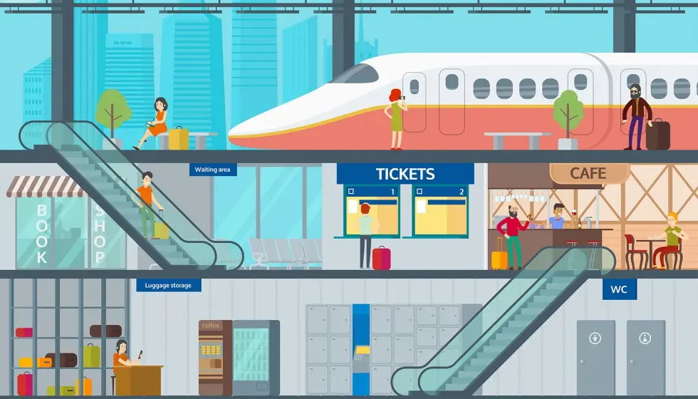 ejemplos de estaciones inteligentes - Qué es una estación de tren inteligente