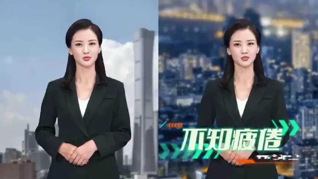 presentador de noticias inteligencia artificial - Qué es una presentadora virtual