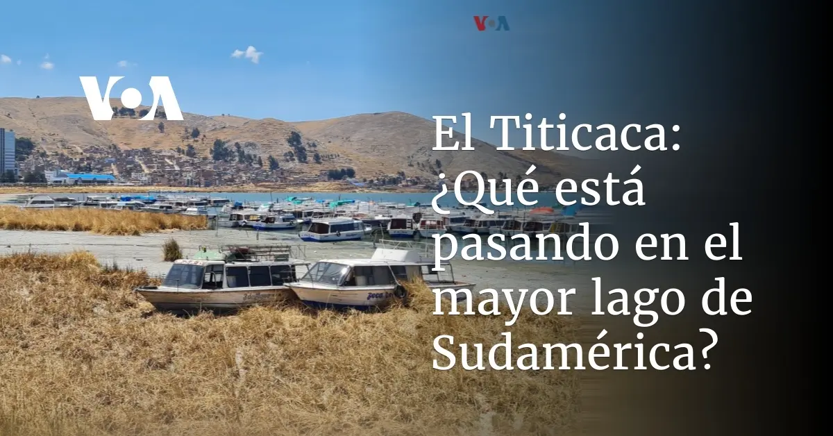 limpiar el titicaca con inteligencia artificial - Que está sucediendo con el lago Titicaca