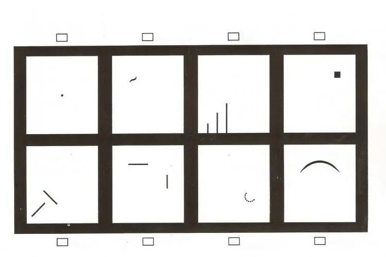 analisis wartegg para una persona inteligente - Qué evalúa cada campo del Wartegg