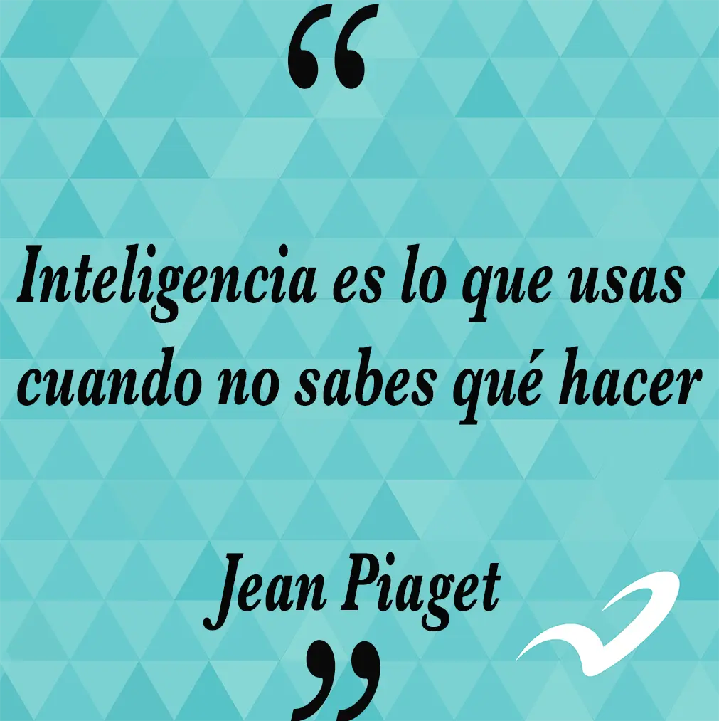 inteligencia es lo que usas cuando no sabes qué hacer - Qué factores intervienen en los cambios de esquemas de Piaget