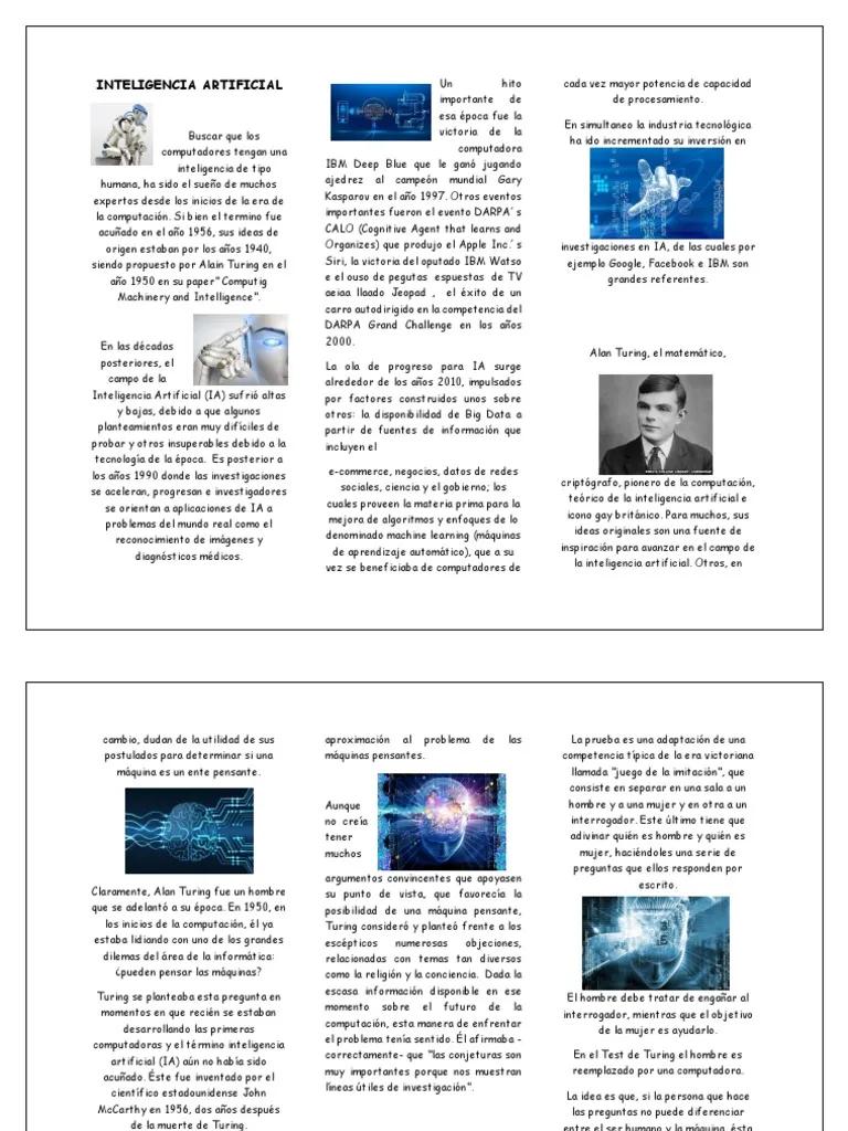 triptico de la inteligencia artificial - Qué IA hace tripticos