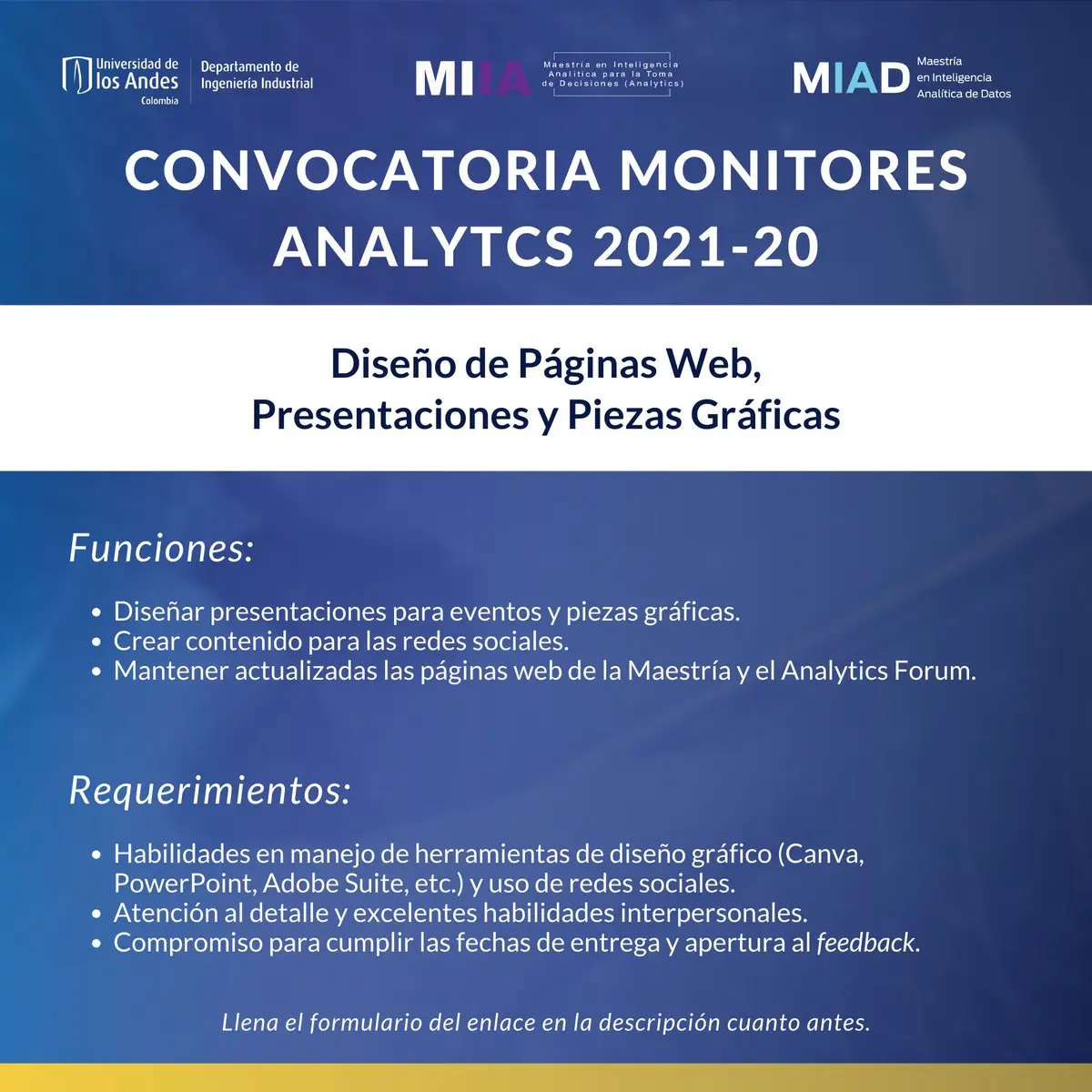 Maestría en Inteligencia Analítica para la Toma de Decisiones en Uniandes - Qué precio tiene una maestría en Colombia maestría en inteligencia analítica para la toma de decisiones uniandes - Qué precio tiene una maestría en Colombia