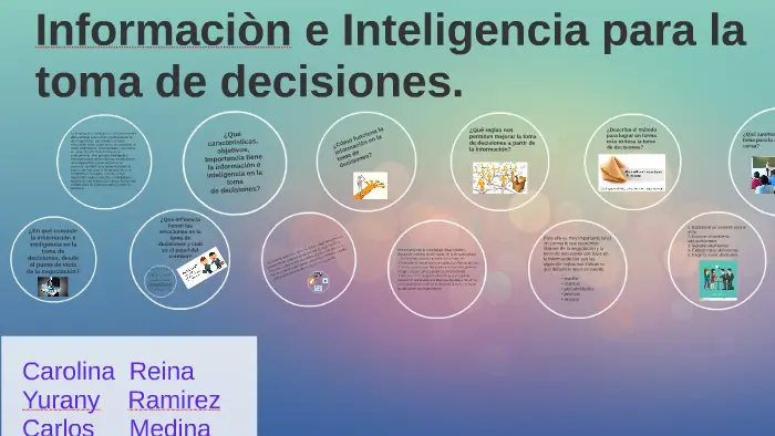 informacion e inteligencia - Qué se entiende por información de inteligencia