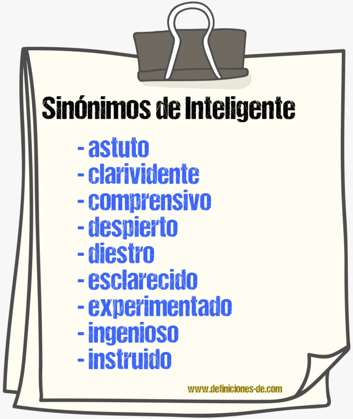 astuto sinónimos de inteligente - Qué significa astuto sinónimos