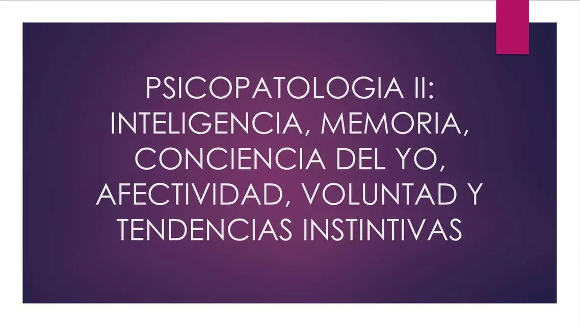 memoria inteligencia y conciemcia del yo - Qué significa conciencia del yo