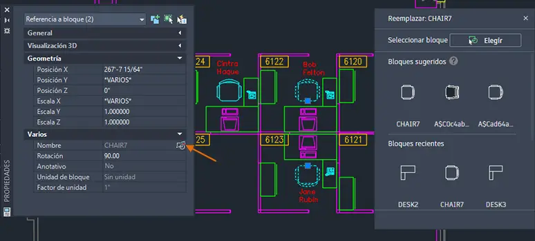 objetos inteligentes en autocad - Qué son los bloques dinámicos en AutoCAD
