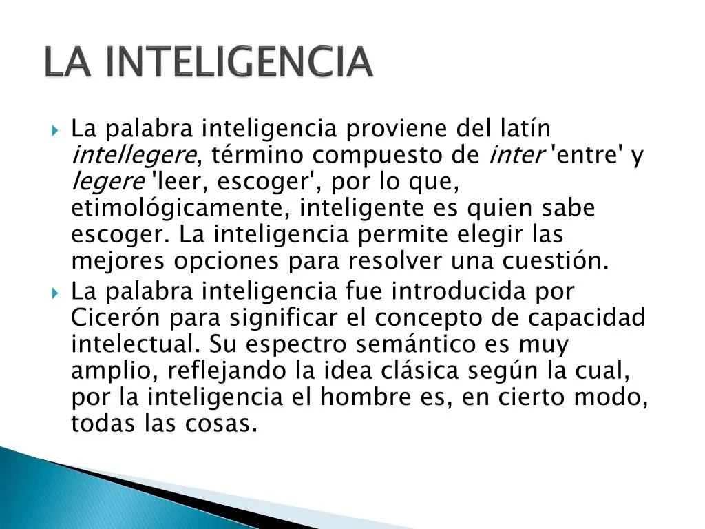 inteligencia intelectual definicion - Qué son los ejemplos de inteligencia intelectual